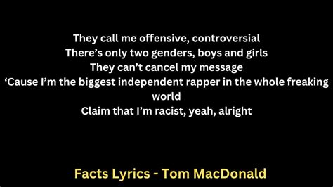 facts lyrics